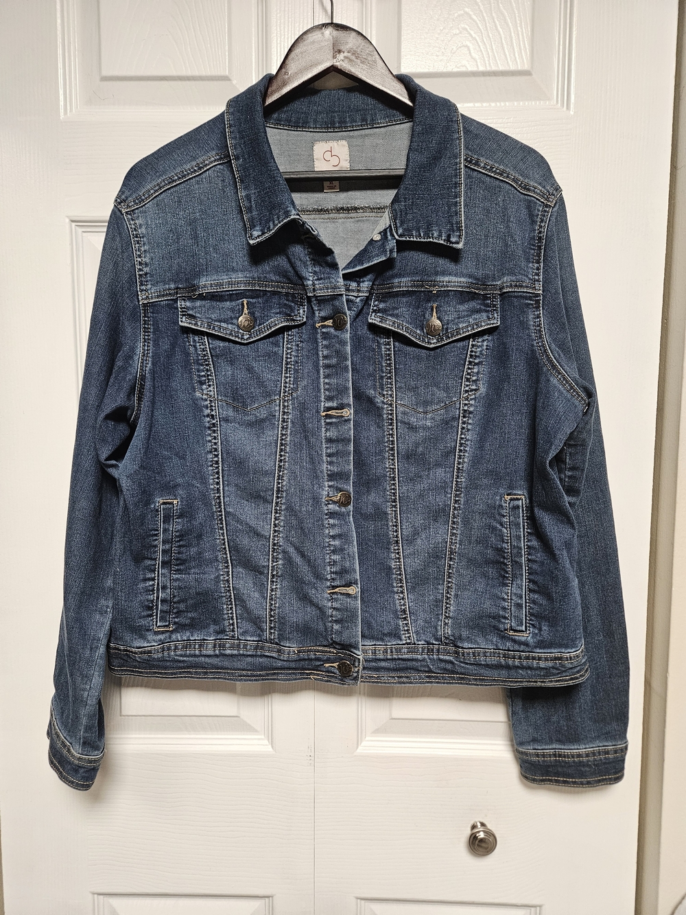 Casual Women's Denim Jacket Stretch Soft XL